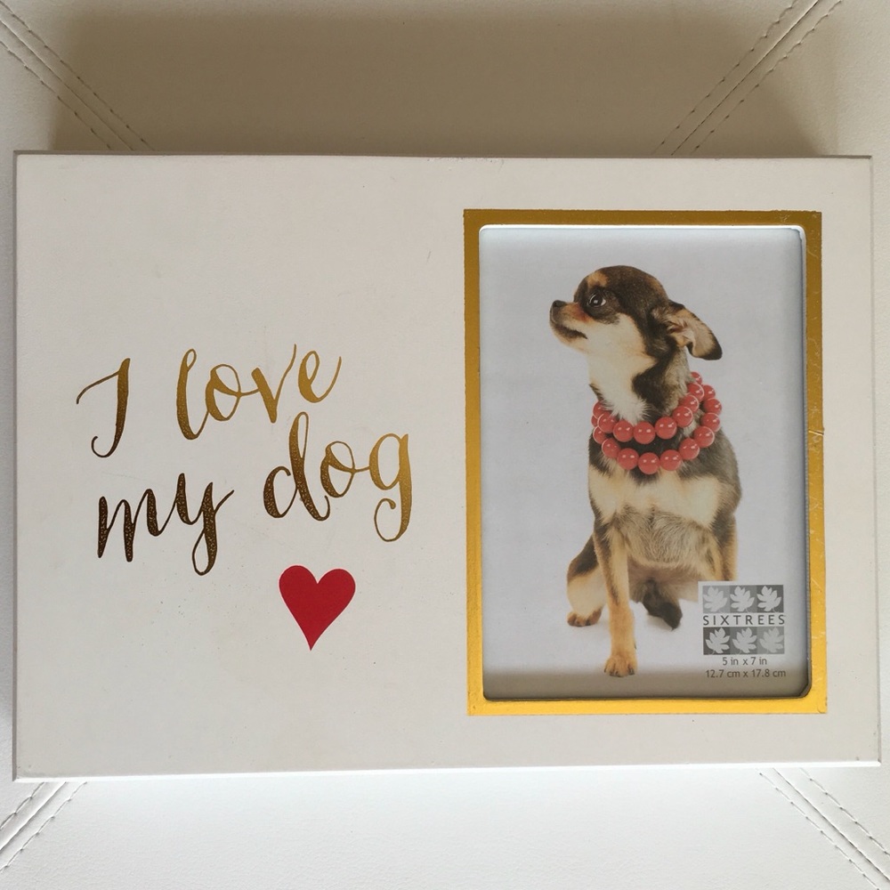 Love My Dog Picture Frame 5x7